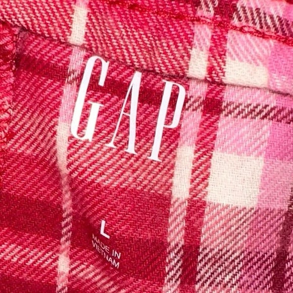 NWT Gap Red Plaid Flannel Pajama Pants - Picture 3 of 6